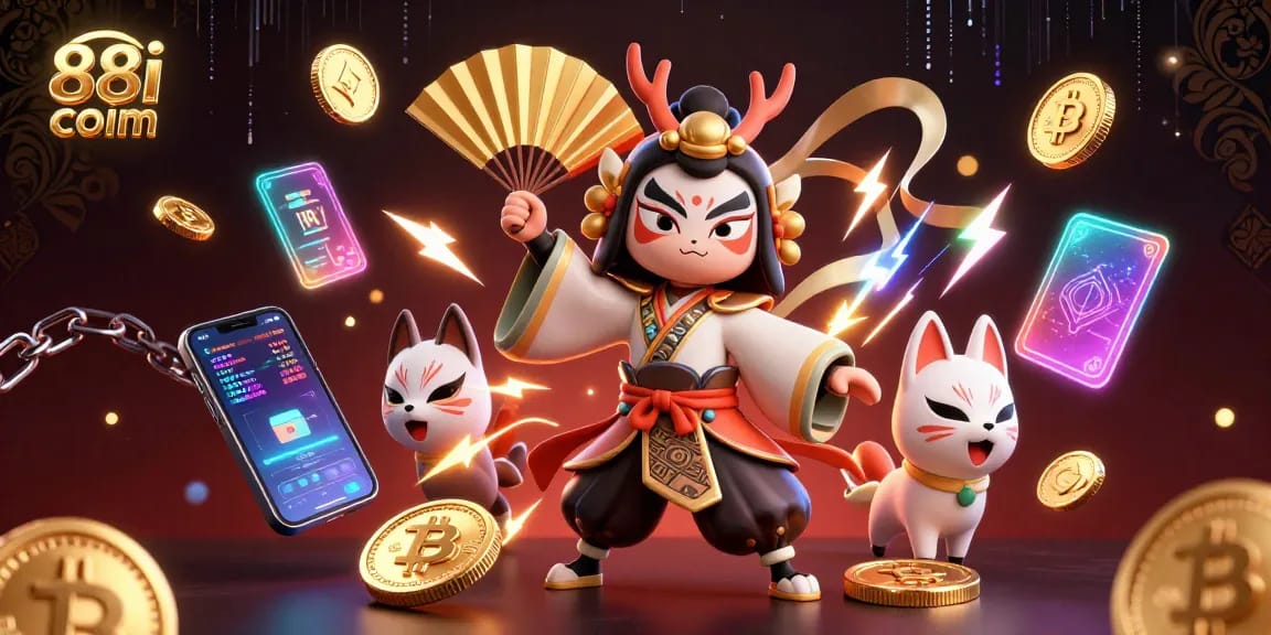 Spin winning reels and enjoy vibrant 88i coim gaming with dynamic characters and crypto elements.
