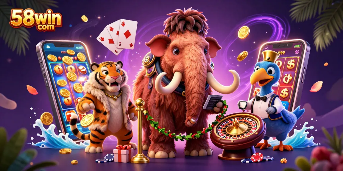 Experience thrilling gameplay at 58win com with engaging visual elements and characters.