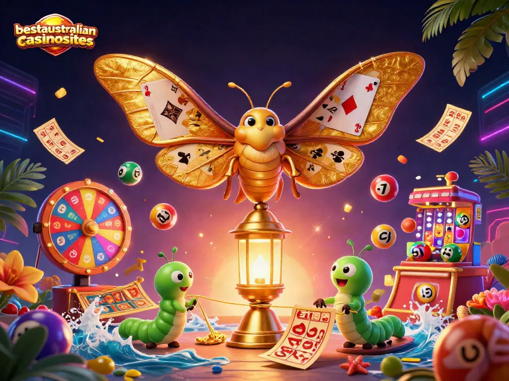 Experience fast payouts at PayID casinos with bestaustraliancasinosites showcasing vibrant gaming elements.