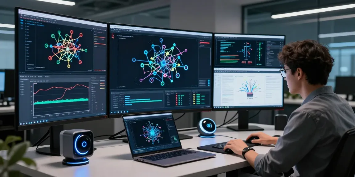 Waygrid API management on modern AI infrastructure showcasing cybersecurity and cloud computing.
