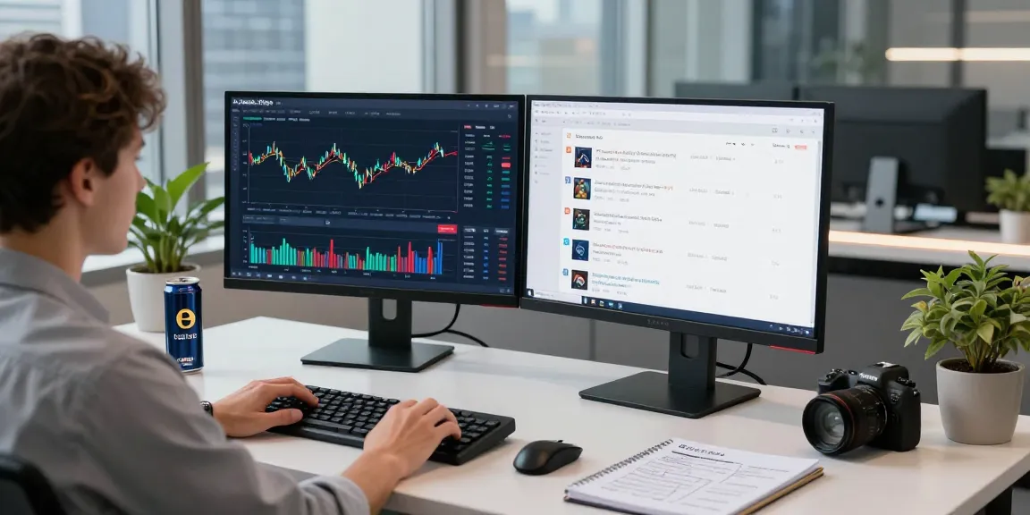 Kinetic KHype cryptocurrency analysis environment in a modern workspace with live market charts and trading insights.