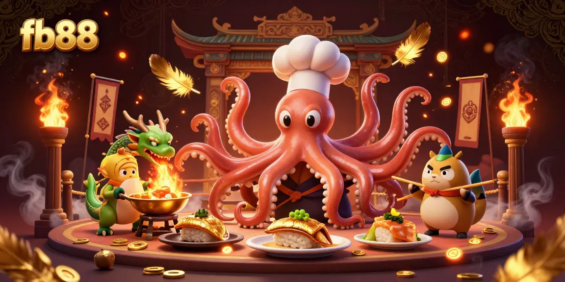 Experience thrilling gameplay at fb88, showcasing a vibrant casino scene with dynamic characters and elements.