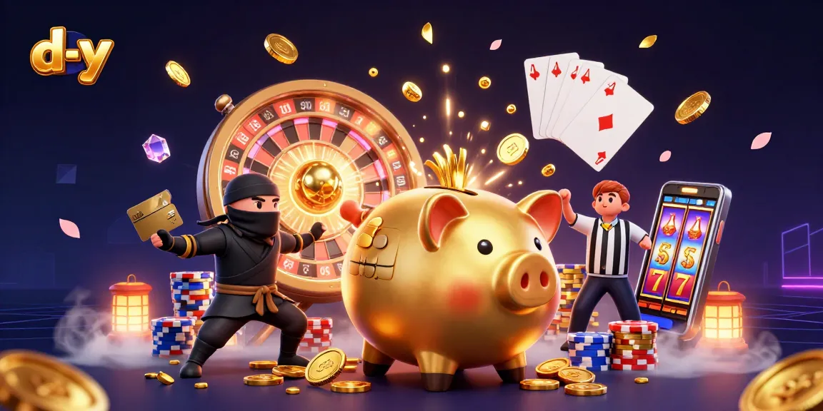 Engage with thrilling gameplay at d-y, showcasing vibrant 3D characters in a dynamic casino battle.