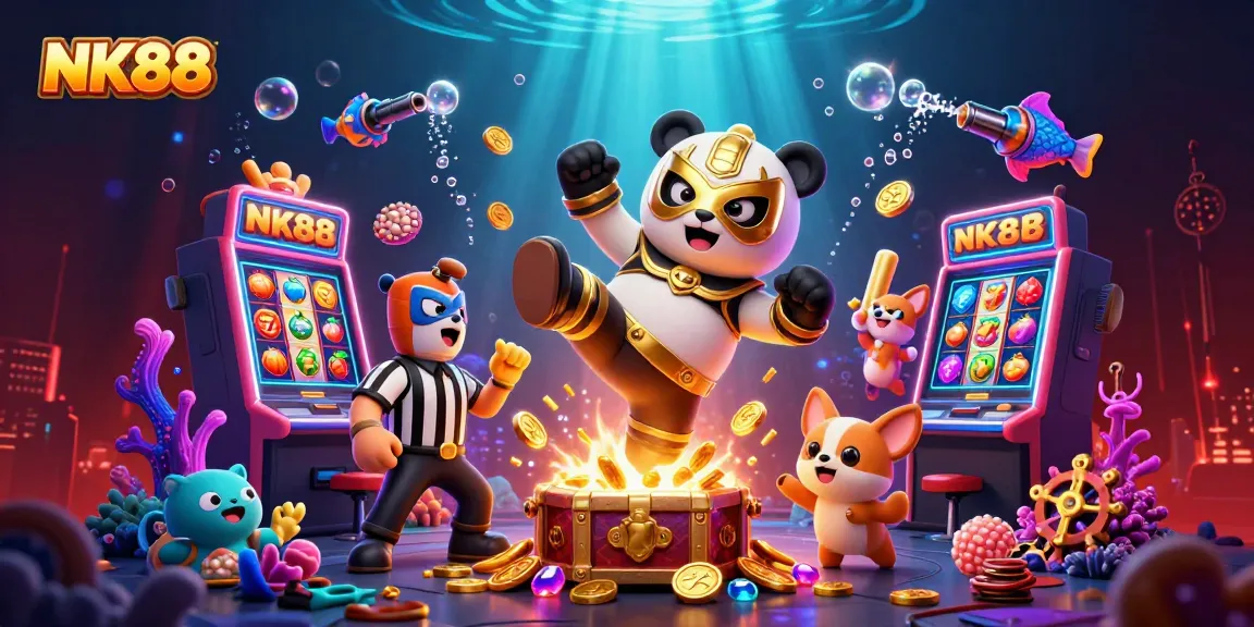 Experience exciting gameplay at NK88 with colorful slot machines and engaging characters.