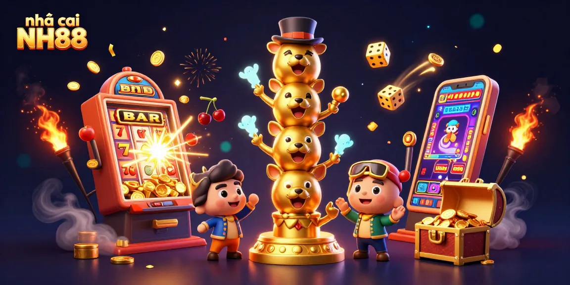 Engage with the vibrant world of nhà cái NH88, showcasing gaming excitement and colorful casino fun.