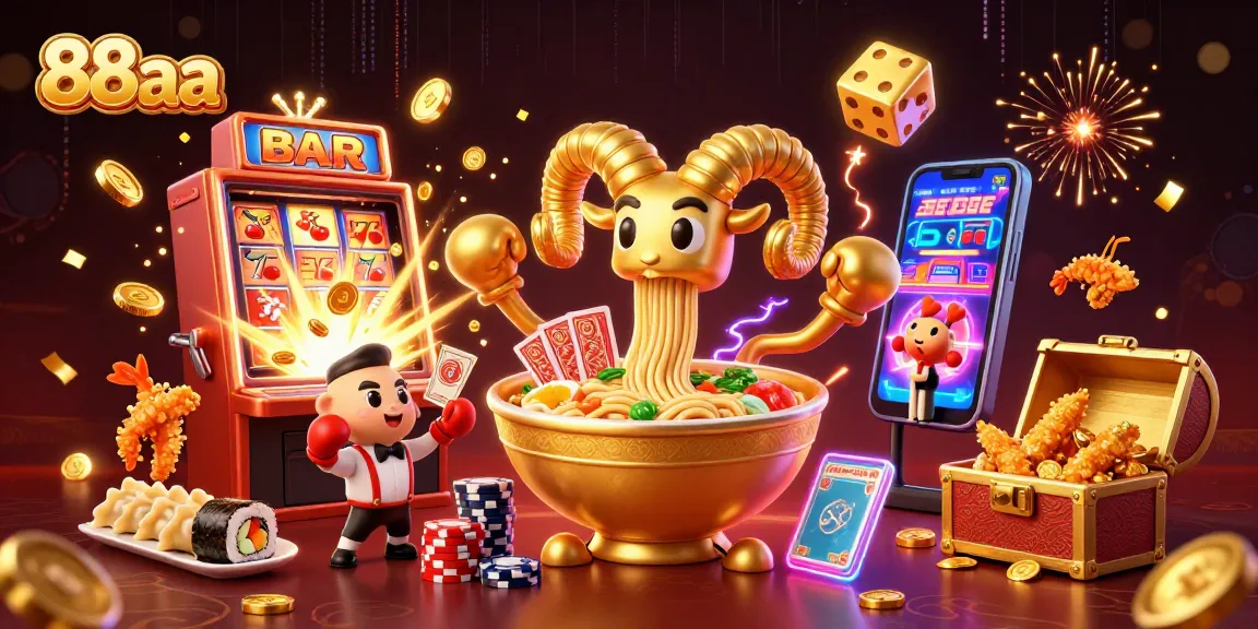 Engage with the vibrant casino fun at 88aa featuring animated characters and colorful games.