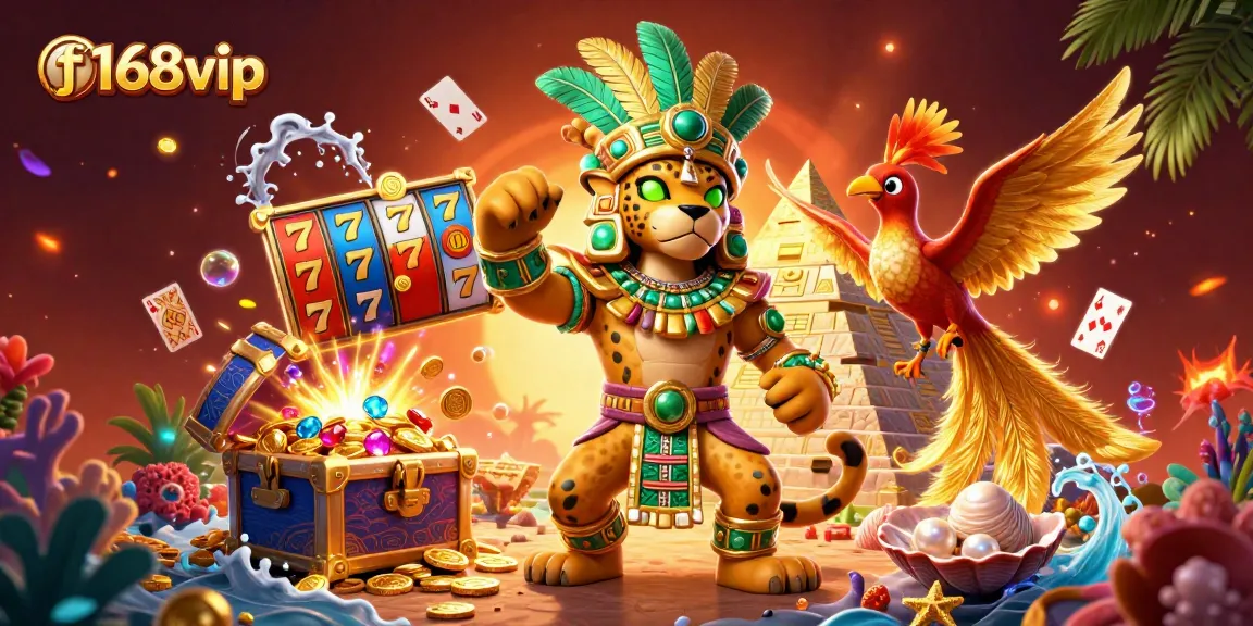 Engage with thrilling slots and jackpot excitement at f168vip, featuring vibrant game elements.