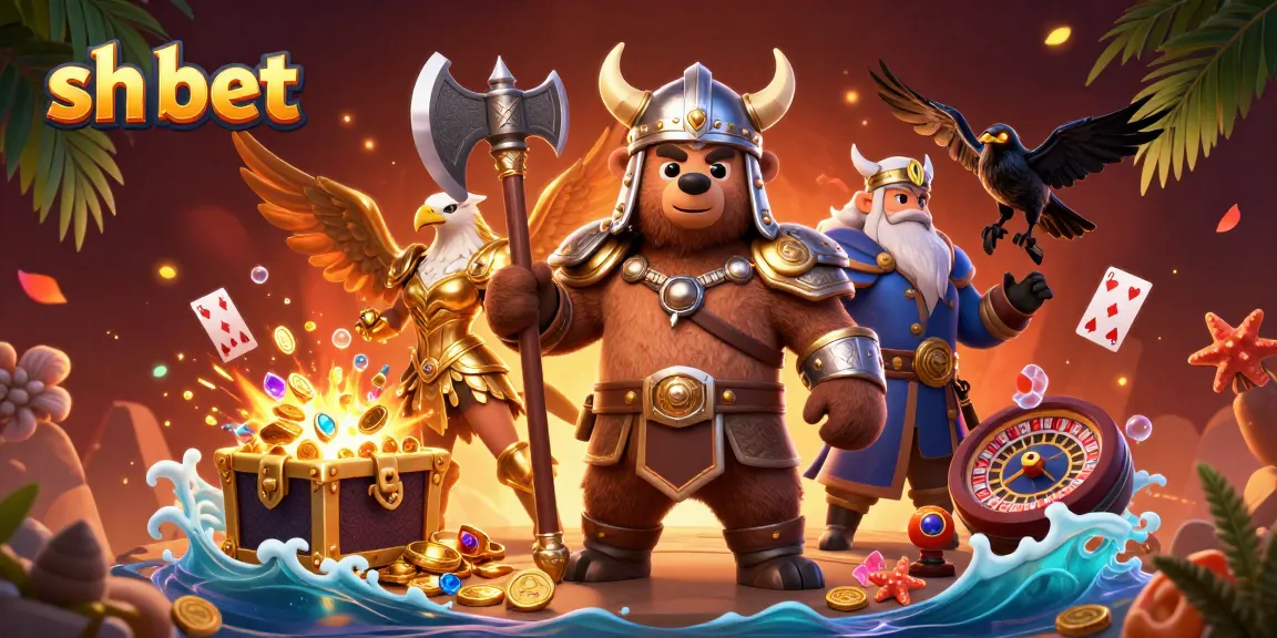 Engage in thrilling gameplay with sh bet at a vibrant online casino featuring unique characters and rich game elements.